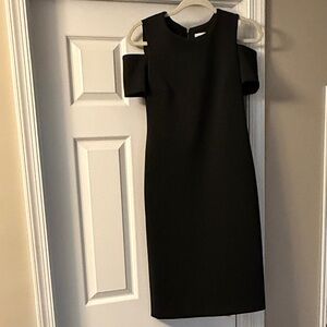 Calvin Klein Black Cold Shoulder Dress
